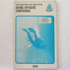 BSAC Diving Officers' Conference, 1975